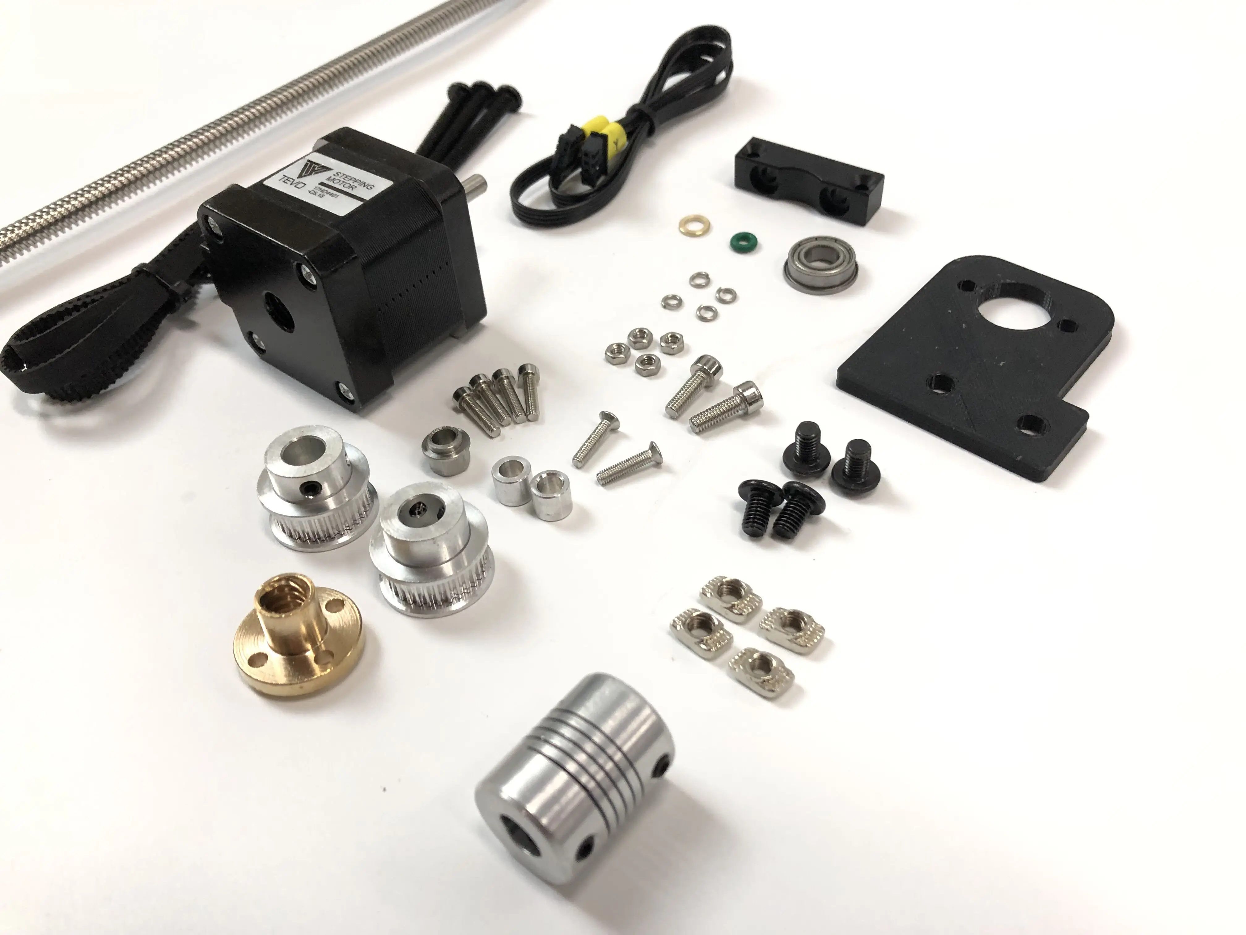 TEVO Tarantula Pro Dual Z Axis Upgrade Kit Nema 40 шаговый двигатель и свинцовый винт с латунным|Детали