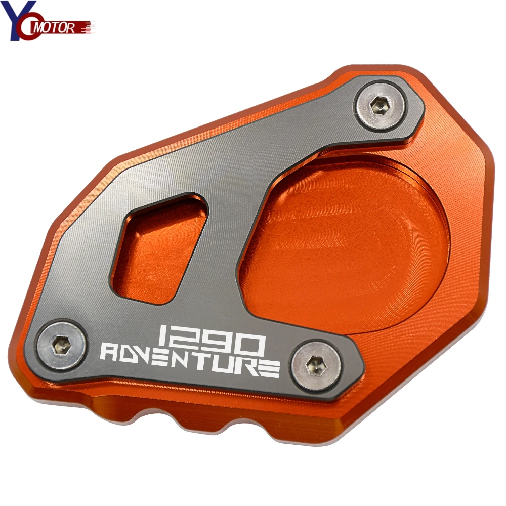 CNC Aluminum Accessories FOR KTM 1290 Adventure 1290 ADV Motorcycle Side Kickstand Stand Extension Plate Side Stand Enlarge