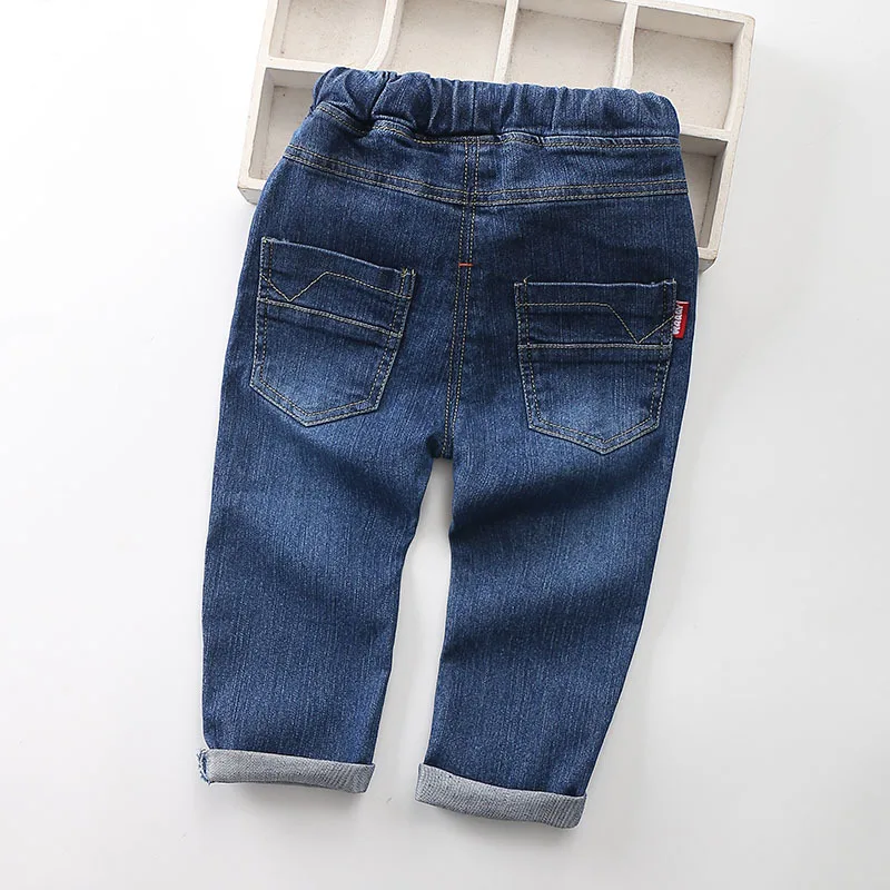 Children Jeans 18 Autumn New Style Children Elasticity Embroidered Cowboy Trousers 100-140
