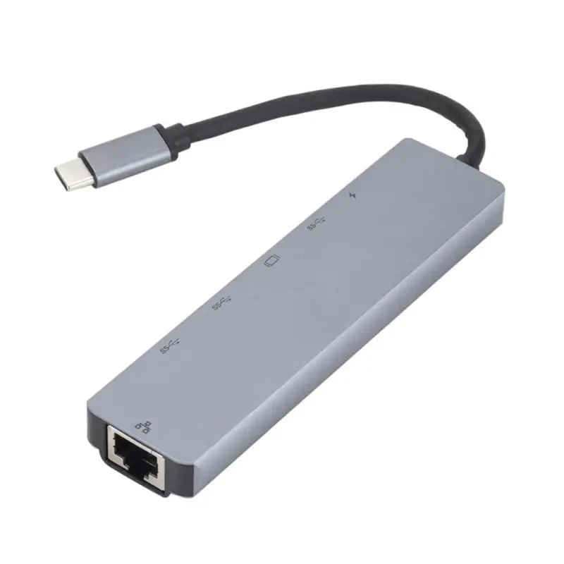 Новейший Mosible USB 3,1 type-C концентратор к HDMI адаптер 4K UHD 3 USB C концентратор с концентратором 3,0 TF SD Gigabit Ethernet для MacBook Pro/Air