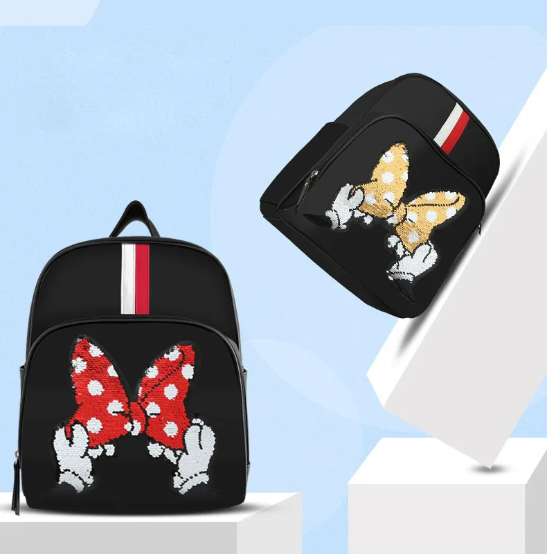 Disney USB Мумия сумка на плечо многофункциональная Большая вместительная сумка для мам Новая мода ребенок выход Изменить цвет изменить лицо