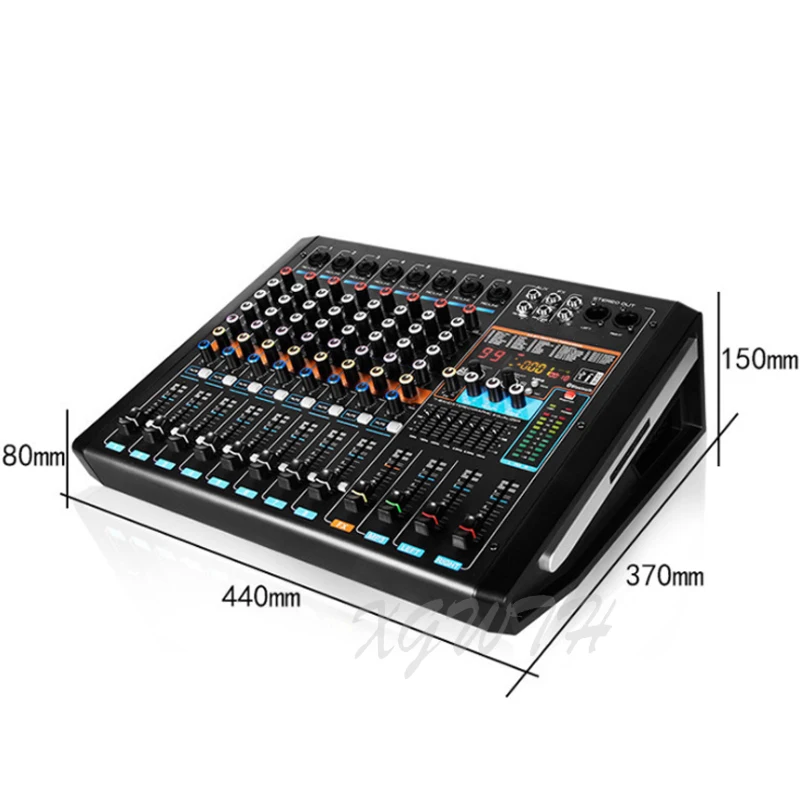 550 Вт + высокомощный 8 канальный цифровой звуковой миксер 99 DJ USB Bluetooth устройство