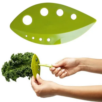 

1Pcs Kale Chard Collard Greens Herb Hollow Out Kale Stripper Loose Leafs Vegetable Tools Kitchen Gadgets Kitchen Accessory