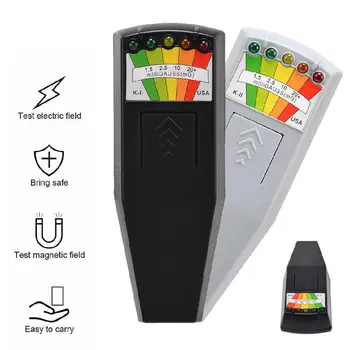 

KII K2 Electromagnetic Field EMF Gauss Meter Ghost Hunting Detector Portable Magnetic Field Detector 5 LED Gauss Meter