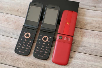 

Unlock Flip Senior Mobile Phone Extra Slim Large Keyboard SOS Call Quick Dial Dual Sim FM Sound Recorder Elder People Cellphone