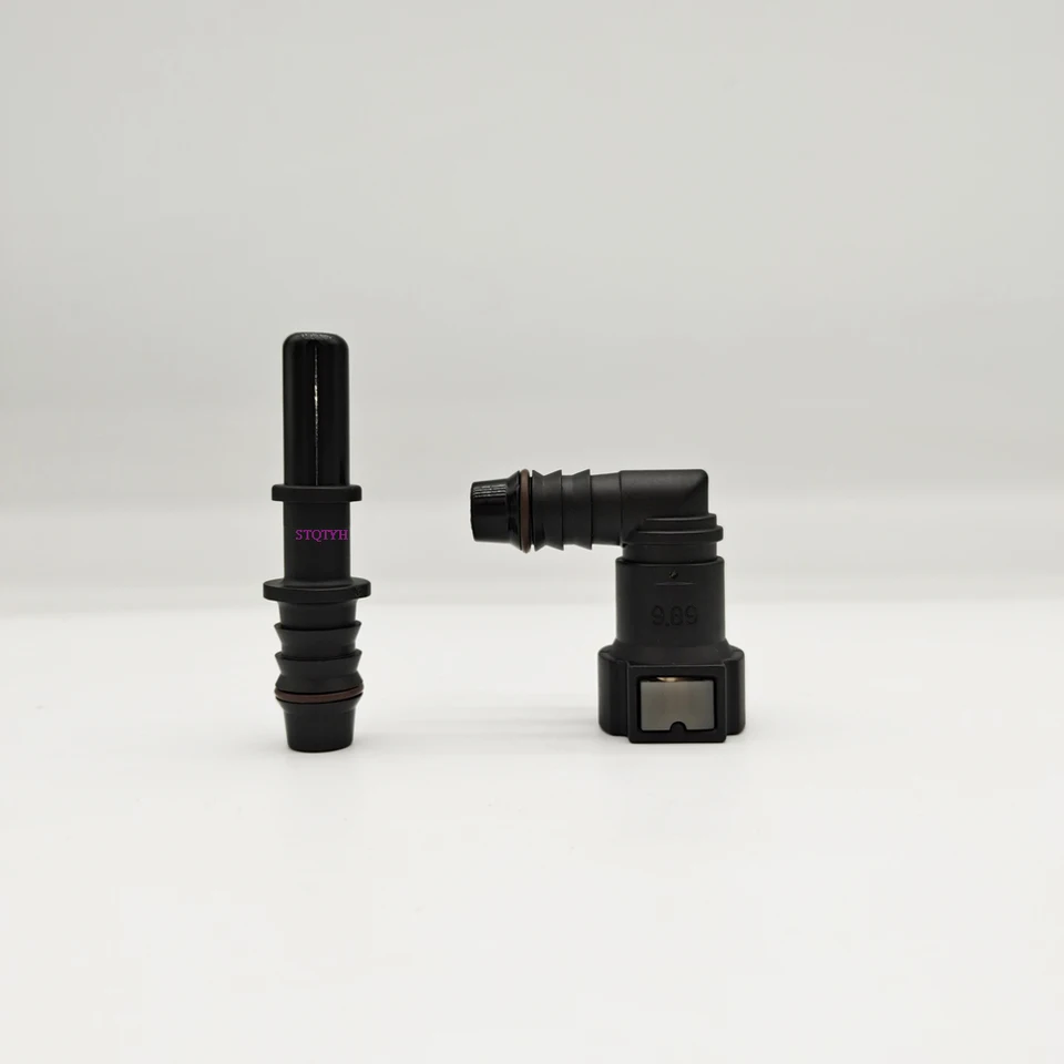 Connettore Rapido Per Linea Carburante Auto, 8mm, A Sgancio Rapido, In Plastica Nera, 2,2x5,2 Cm - 4