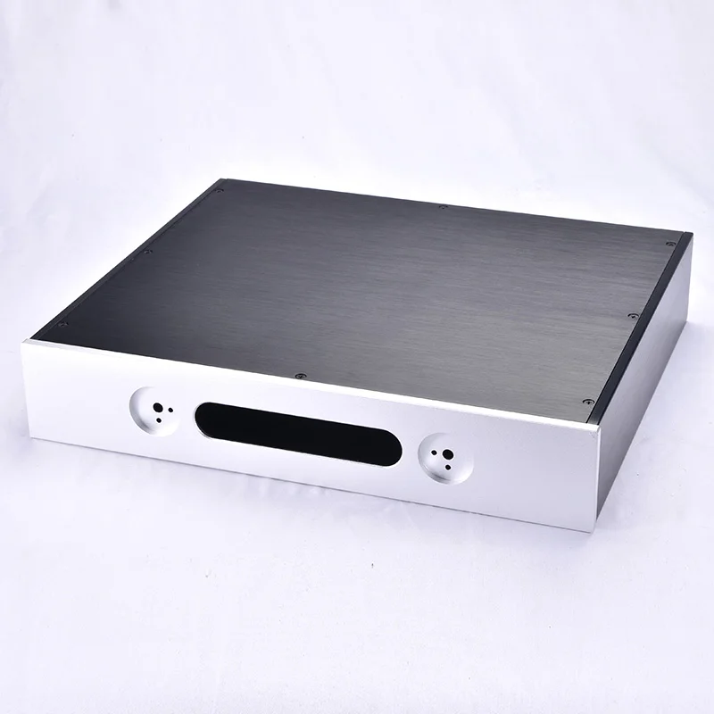Алюминиевый преусилитель большой корпус усилитель шасси HIFI аудио DIY Установочная коробка QF