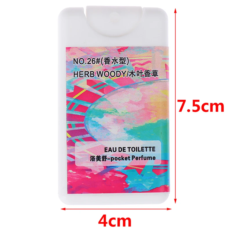 Portable Pocket Perfume Lasting Fragrance For Women Men Perfume Flower Flavor Deodorization Body Spray