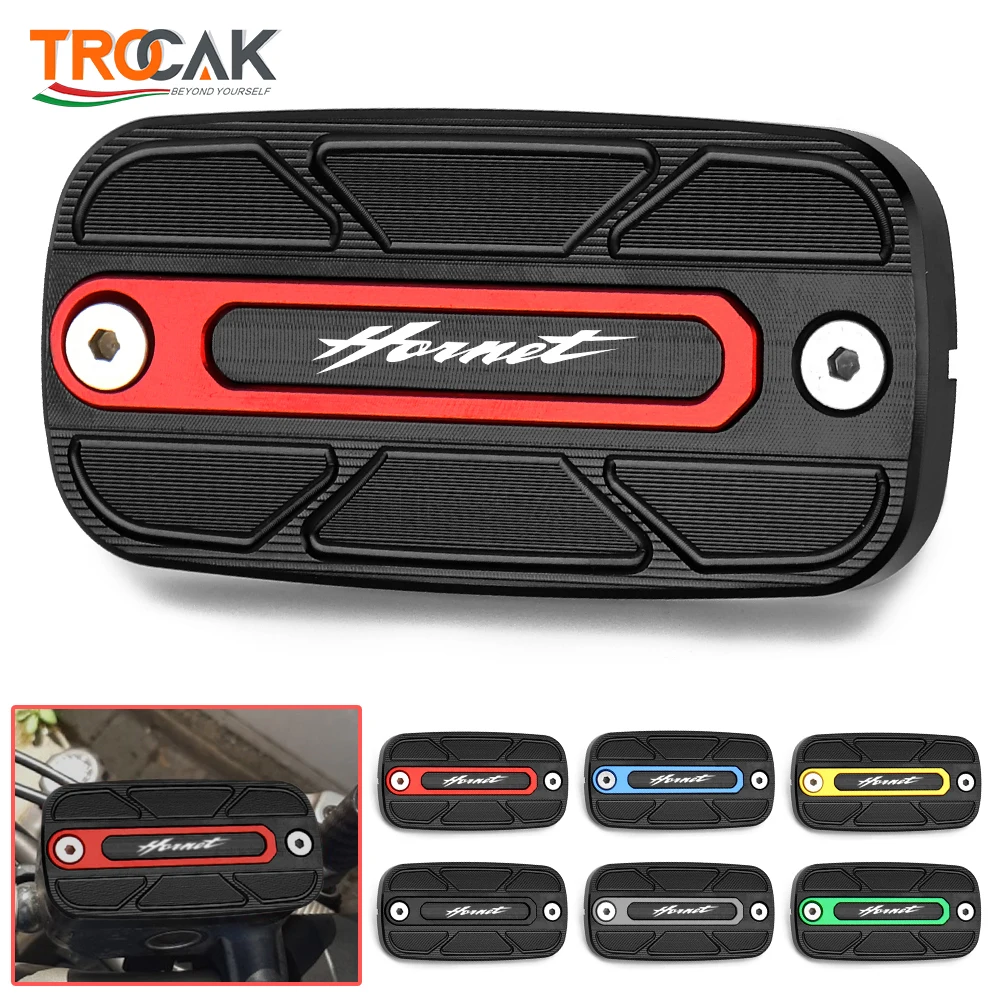 Trocak Motorcycle CNC For Honda Hornet 600 CB600F 1998-2014 900 2002-2006 Brake Fluid Fuel Reservoir Tank Cap Cover | Автомобили и