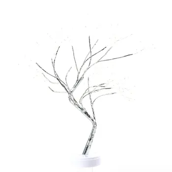 

Creative Led Tree Lights Gypsophila Touch Gift Bedroom Christmas Decoration Night Light Wedding Home Party