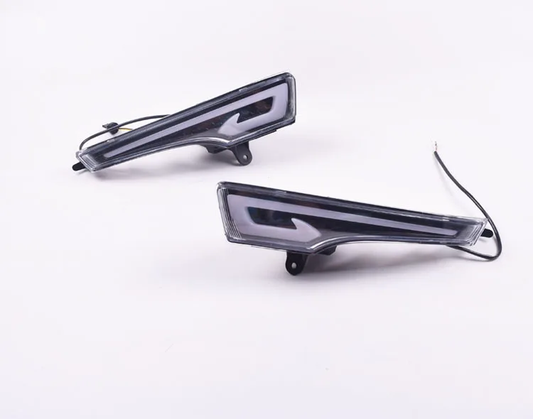 1Pair Car LED DRL Daytime Running Lights for Nissan Altima Teana 2013 Lamp Bumper Fog light Lamp cover Styling Driving