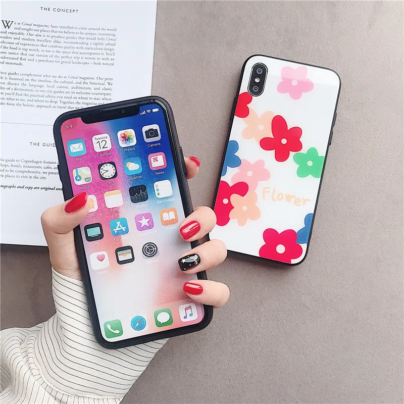 Подходит P074 iPhone X чехол для телефона iPhone x sma x 6s Hyuna цветок 8plus стекло X R7P