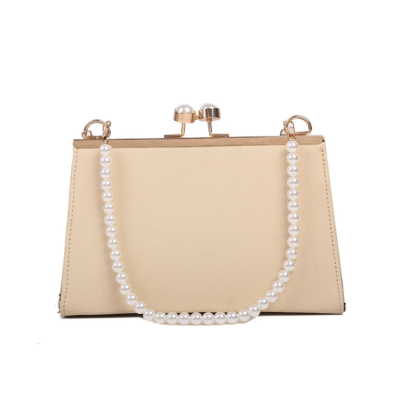 

Women's Bag All-match Simple Style Women's Bag Pearl Clip Bag Shoulder Bag Messenger Bag Women's Bag YUBAI