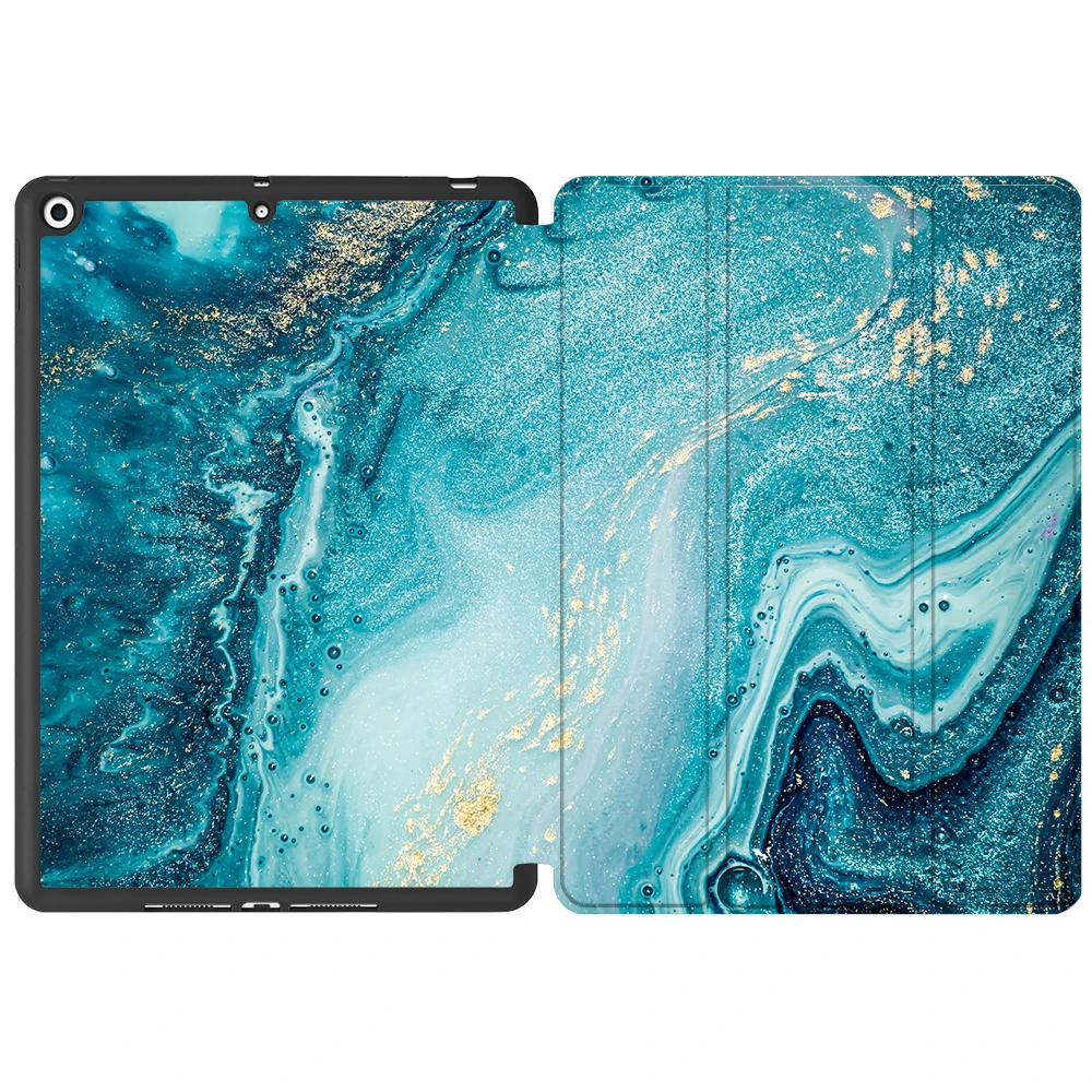 MTT мраморный чехол для iPad 7th Gen 10,2 '', мягкий ТПУ чехол из искусственной кожи, откидной смарт-чехол, 10,2 дюймов, чехол для планшета A2198 A2200