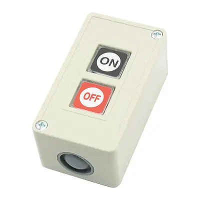 

AC 250V 3A ON/OFF 3 Poles Locking Power Control Push Button Switch