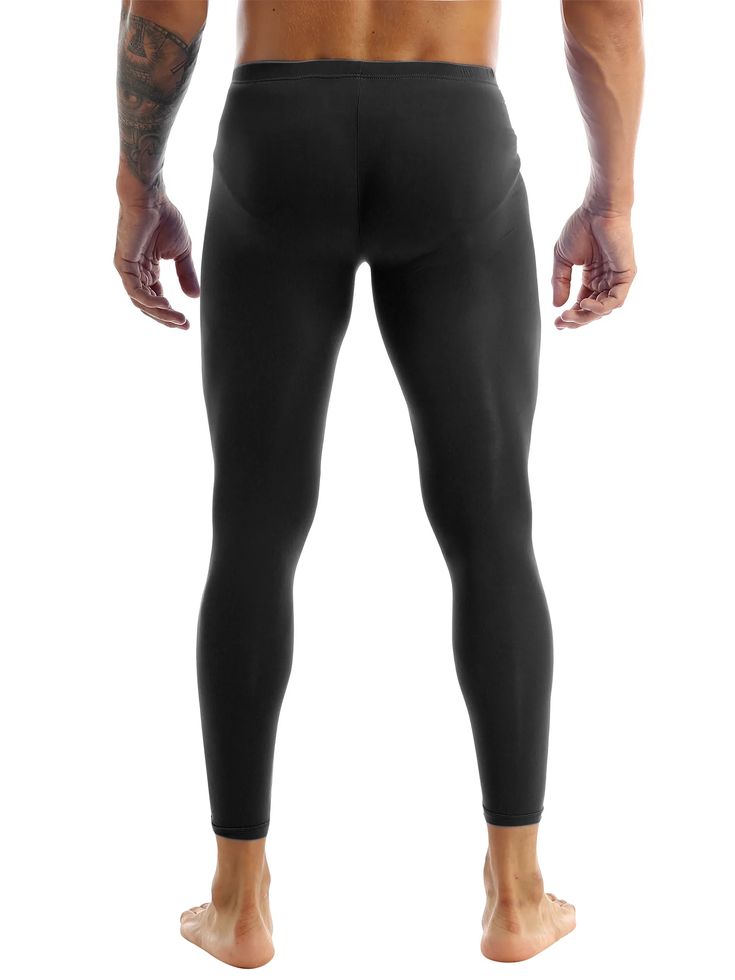 Men Compression Tight Bulge Pouch Leggings Running Sports Male Gym Fitness  Jogging Pants Trousers Workout Training Yoga Bottoms - AliExpress