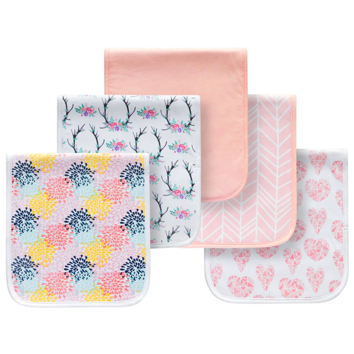 Милые детские нагрудники с рисунком из мультфильма для малышей, Детские Водонепроницаемые Слюнявчики, Хлопковое полотенце для детей от 0 до 3 лет, одежда для кормления - Цвет: 01