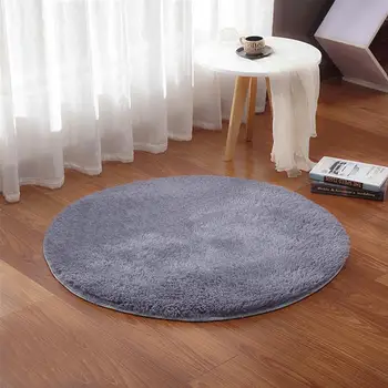 

Bedroom Carpet Round Floor Mat Living Room Carpet Plush Floor Mat Soft Floor Mat Carpet Home Decorations Multicolor Optional