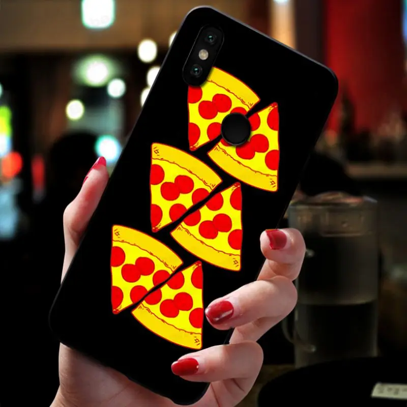 Cat eating Pizza food