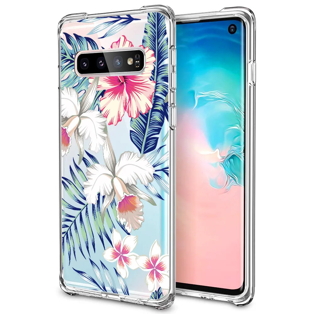 Роскошный чехол для телефона для samsung Galaxy S8 S10 S10e S8plus S10plus ароматный цветочный чехол