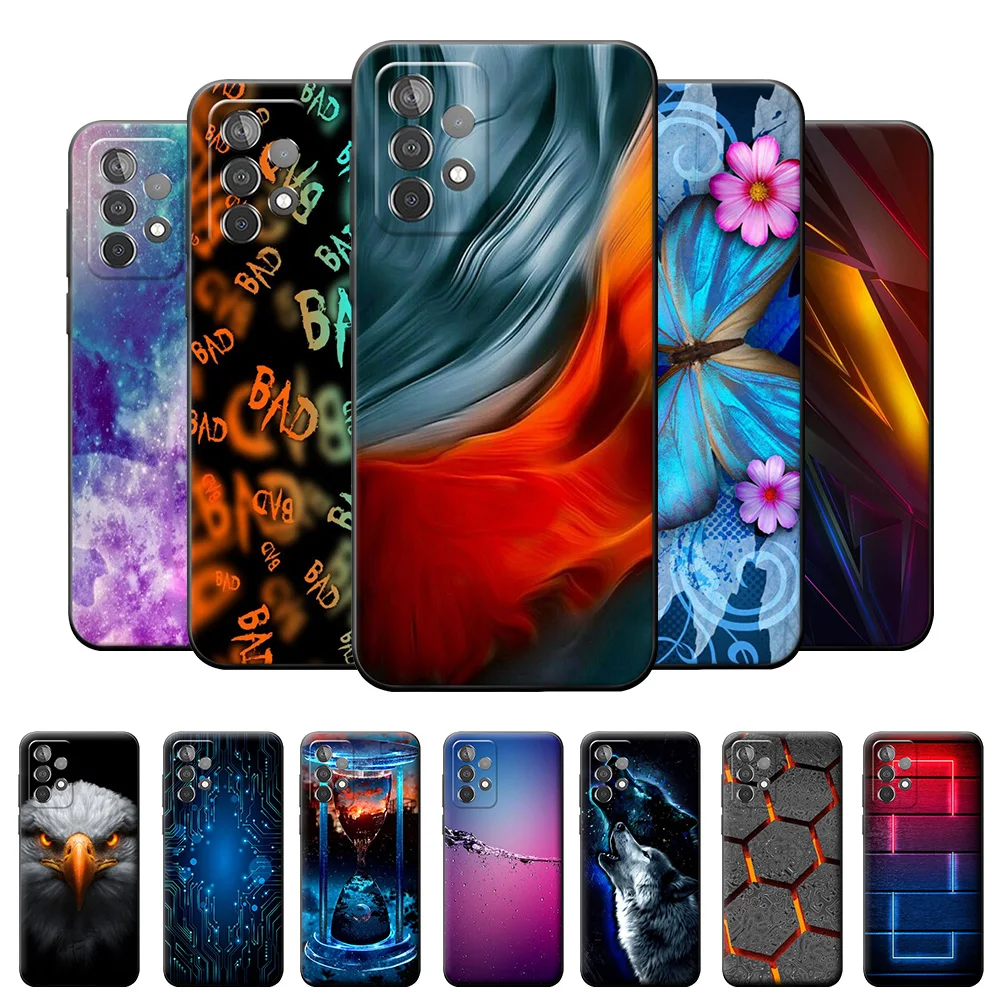 Funda de silicona suave para Samsung A72, funda de TPU de 4G para Samsung Galaxy A72, 4G, 6,7 , moda para Samsung A72 A 72