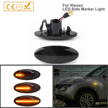 

2x Dynamic LED Car Side Marker Light Repeater Turn Signal Light For N.issan NV200 NV400 NP300 Leaf Juke Qashqai Micra Cube Note