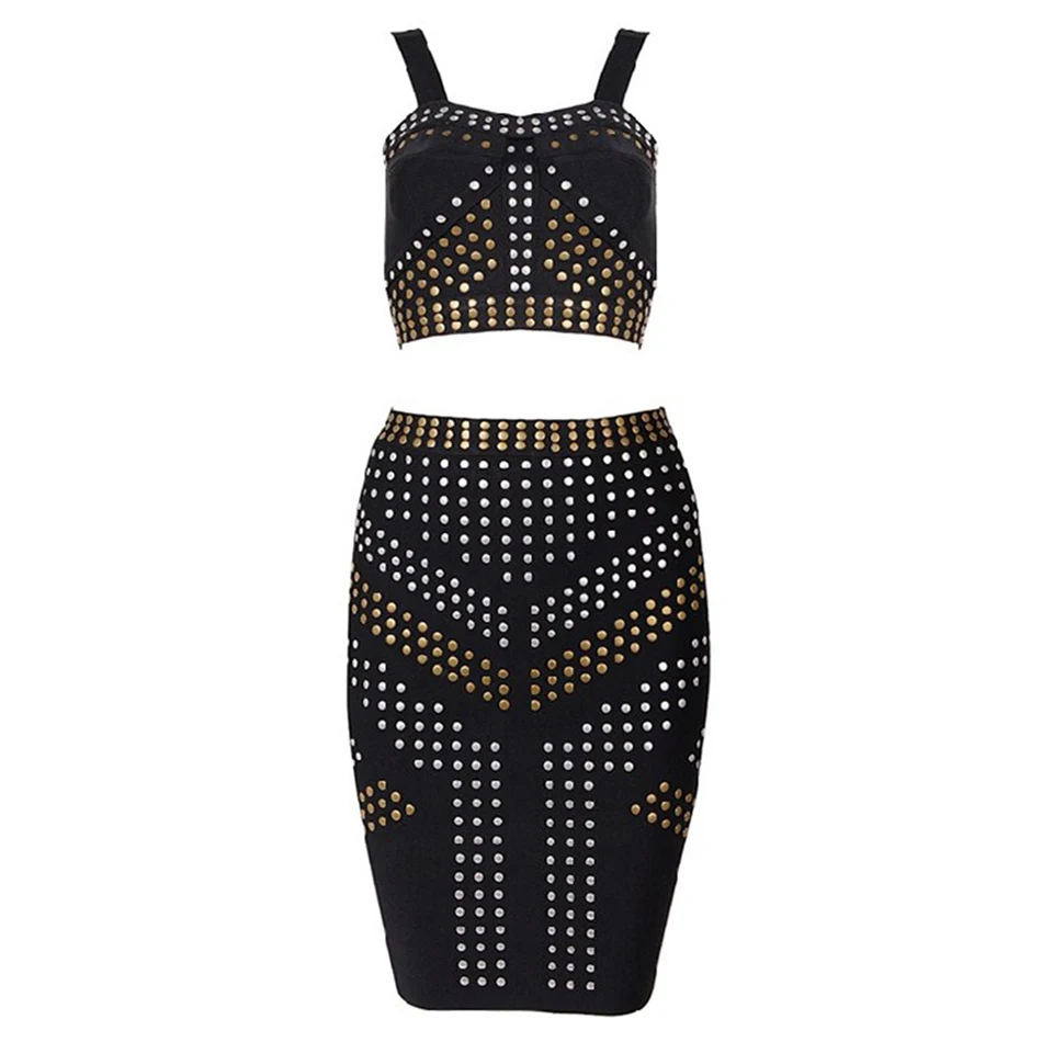 Amily. c Bodycon платья без бретелек Бисер летние женские, черный, серый цвета абрикоса из 2 предметов праздничное платье-повязка знаменитости Vestidos - Цвет: Черный