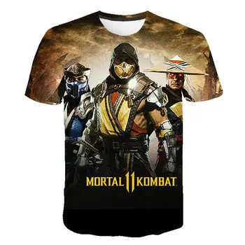 

Mortal Kombat 3D T Shirt Men Women T-Shirt 2020 Fighting Game MK Streetwear Children Tee Shirt Short Sleeve Boy Girl Kids Tshirt