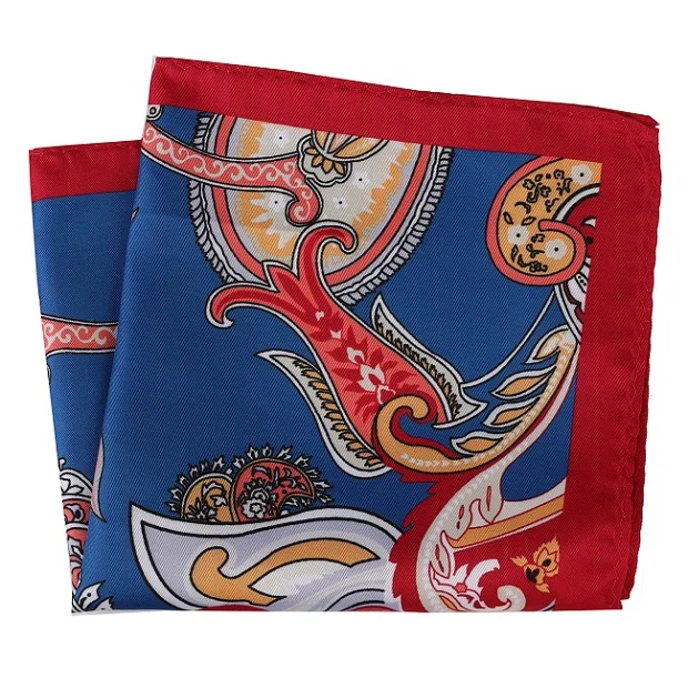 DPH146 Pocket Square Портной Смит мужской роскошный костюм карманные квадраты 30x30 см Большой размер Бизнес Печатных Цветочные Пейсли Твердые в горошек платки полотенце для сундуков - Цвет: DPH146 Pocket Square