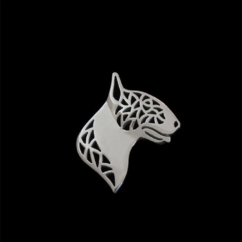

Wholesale English Bull Terrier Brooch Pet Gift Jewelry --12pcs/Lot