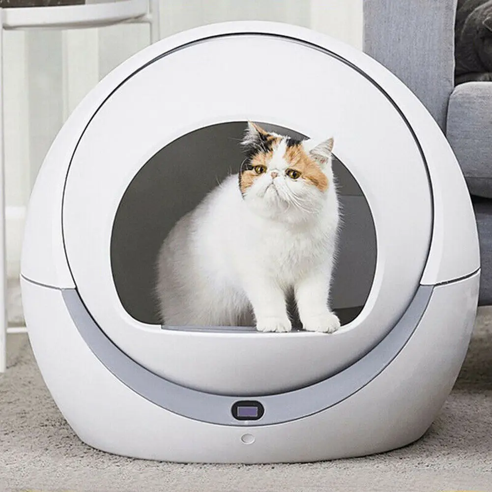 Petree caja de arena automática para gatos, arenero automático para