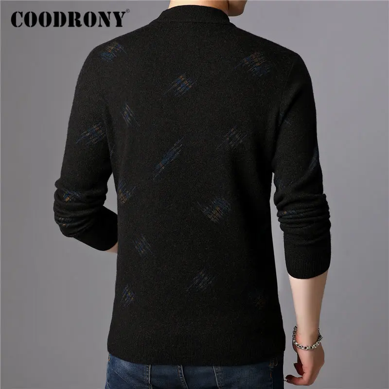 COODRONY Brand Sweater Men 100% Merino Wool Pullover Men Thick Warm Winter Turtleneck Sweaters Knitted Cashmere Pull Homme 93030 COODRONY Brand Sweater Men 100% Merino Wool Pullover Men Thick Warm Winter Turtleneck Sweaters Knitted Cashmere Pull Homme 93030