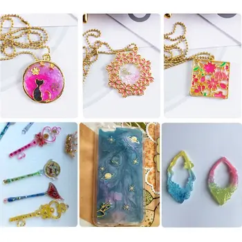 

Fluorescent Glow-in-the-Dark Powder & Pearl Pigment Set Resin Jewelry DIY Craft N58F