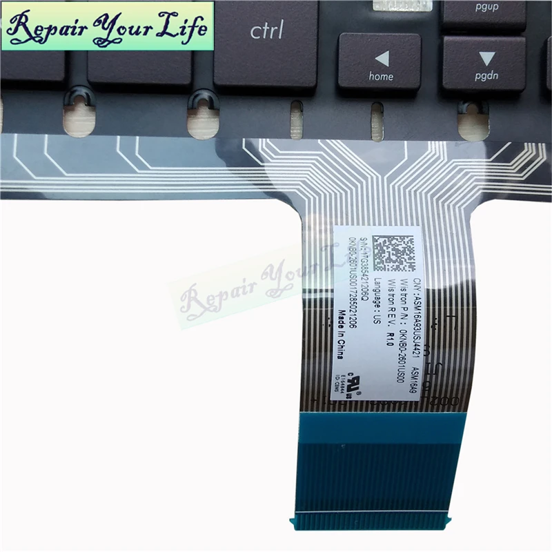  RU Russian US laptop keyboard for ASUS UX330CA UX330 English keyboard with backlit new 0KNB0-2601US
