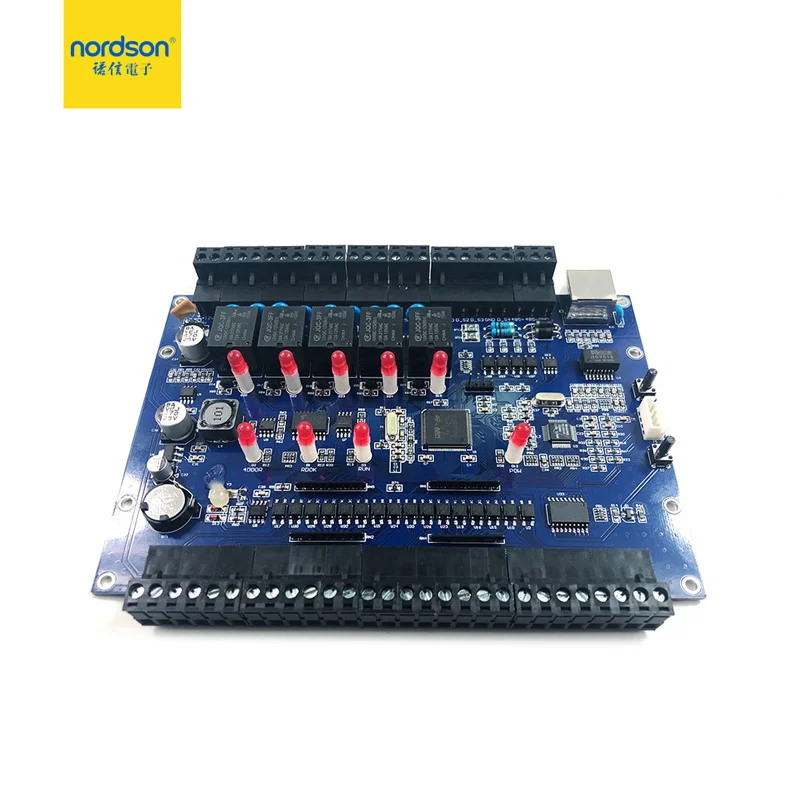 Nordson Original New Design Smart Network Wiegand TCP/IP Access Control Board Two/Four Doors Access Controller 8 Extension Port
