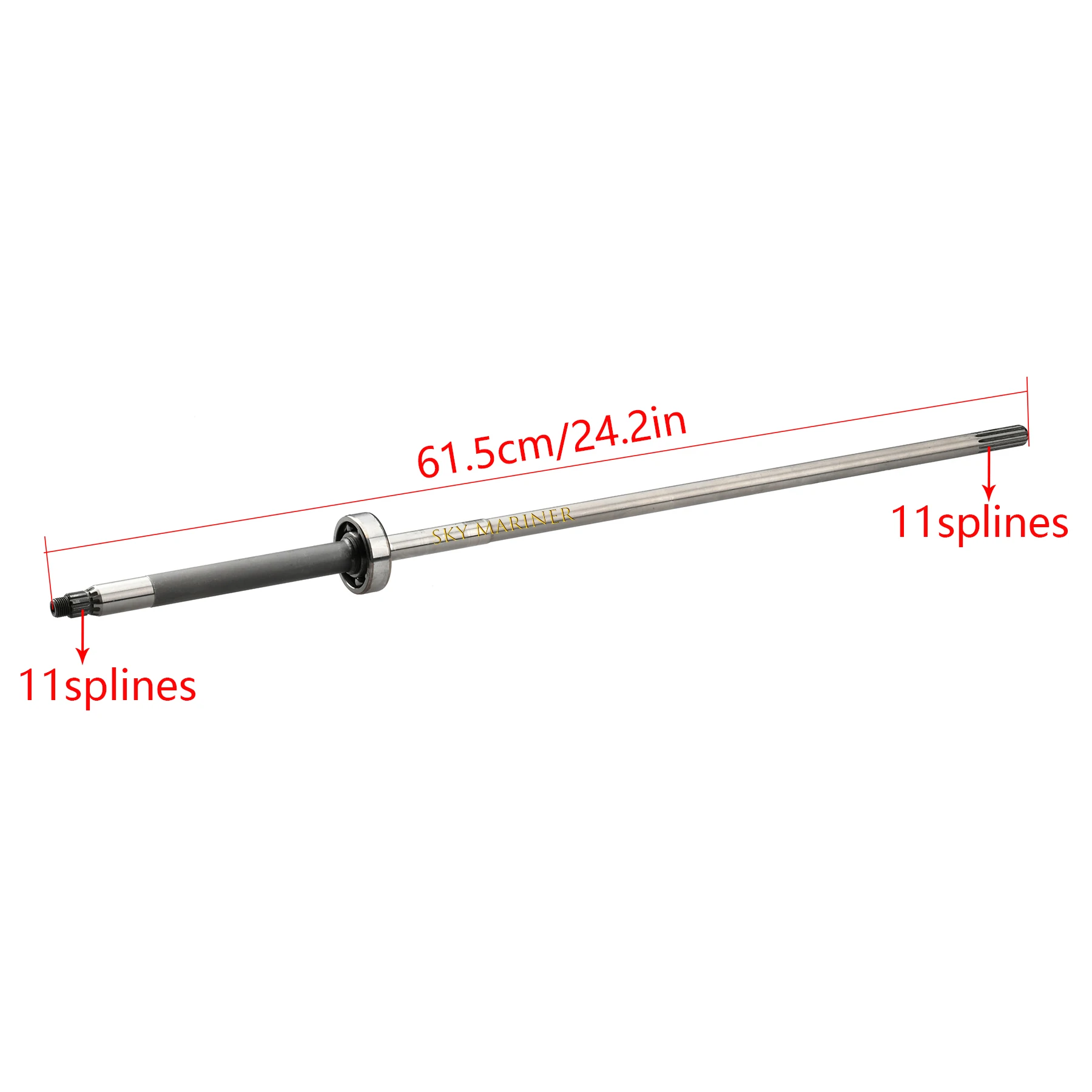 350 64301 Driver Shaft（Short ） For Tohasu Outboard Motor 2T 9.9HP 18HP