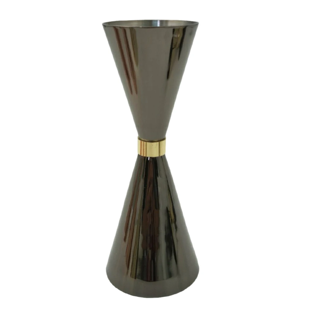 45 60ml Black Нержавеющая сталь Jigger напиток Спирит рюмка мерная чашка коктейль вино бар инструменты - Цвет: 45 60ml Black