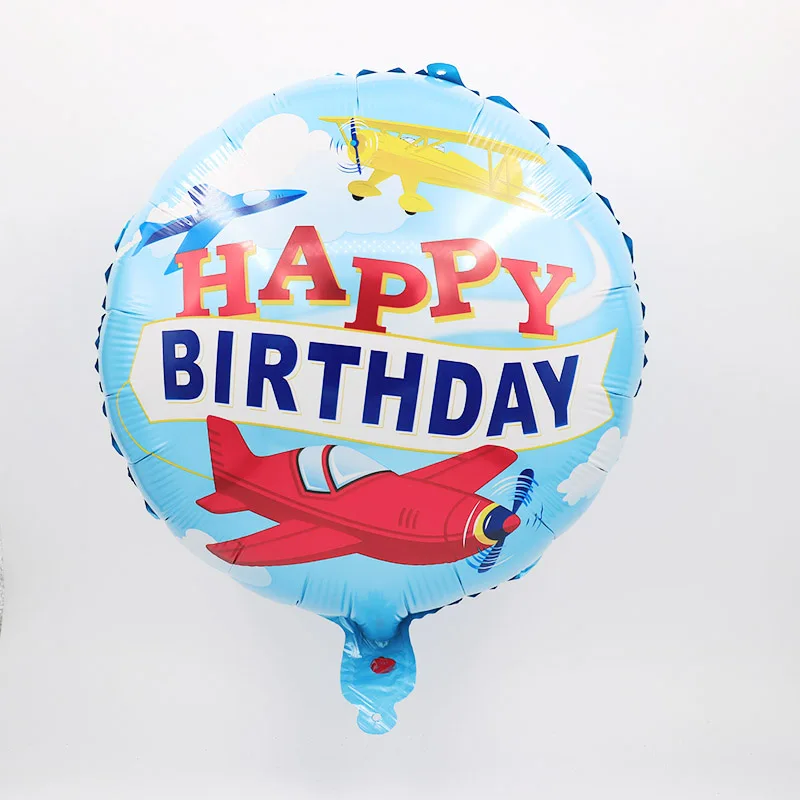 1 шт. 18 дюймов круглые воздушные шары из фольги Прозрачный Happy гелиевые шарики на