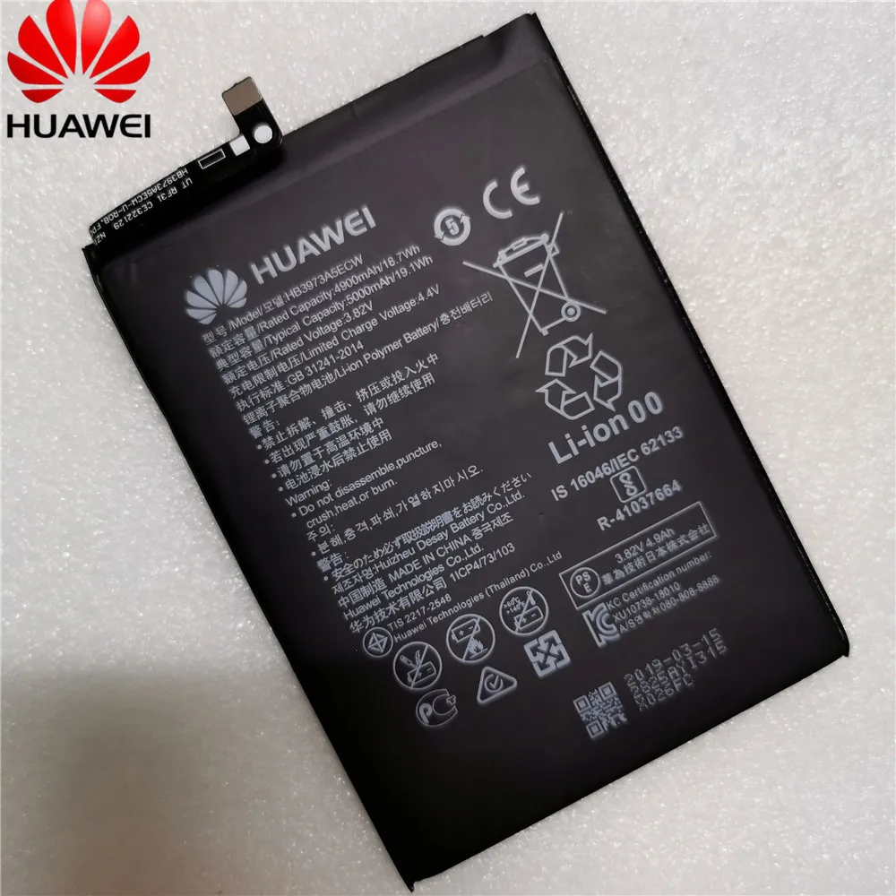 Hua Wei телефон батарея HB3973A5ECW 5000 мАч для huawei mate 20 X 20X Замена батареи Розничная Упаковка Бесплатные инструменты
