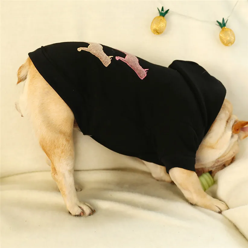 Transer одежда с Мопсом, повседневная спортивная одежда в стиле хип-хоп, худи для домашних собак, толстовка осень-зима, пальто для собаки щенка, верхняя одежда 910
