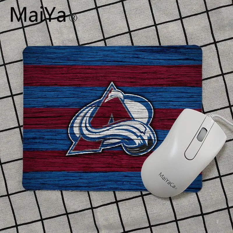 Maiya высокое качество Colorado Avalanche ноутбук игровой мыши коврик для мыши Лидер продаж подставка под руку мышь - Цвет: No Lock Edge25x29cm