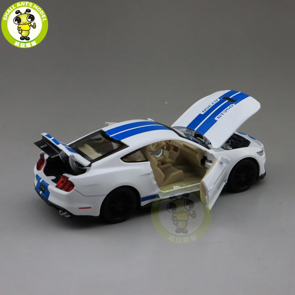 1/32 Ford Mustang Shelby GT350 литая модель автомобиля игрушки Дети Мальчики Девочки Подарки для детей