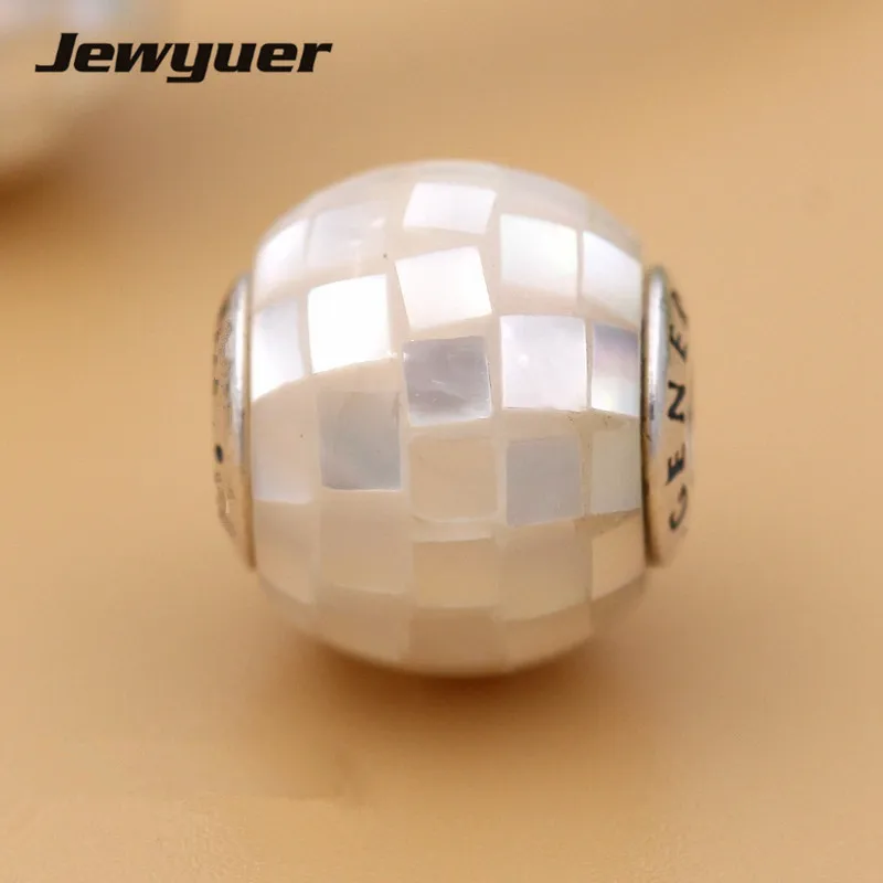 

GENEROSIT Essence Small hole Beads Charms 925 Silver Sterling Jewelry Fit THIN Bracelets necklaces DIY fine jewelry ST135