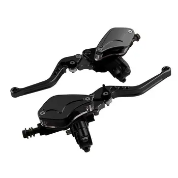流体貯水池アジャスタブルレバーバイク交換マスターシリンダー油圧ポンプクラッチオートバイブレーキセットハンドル