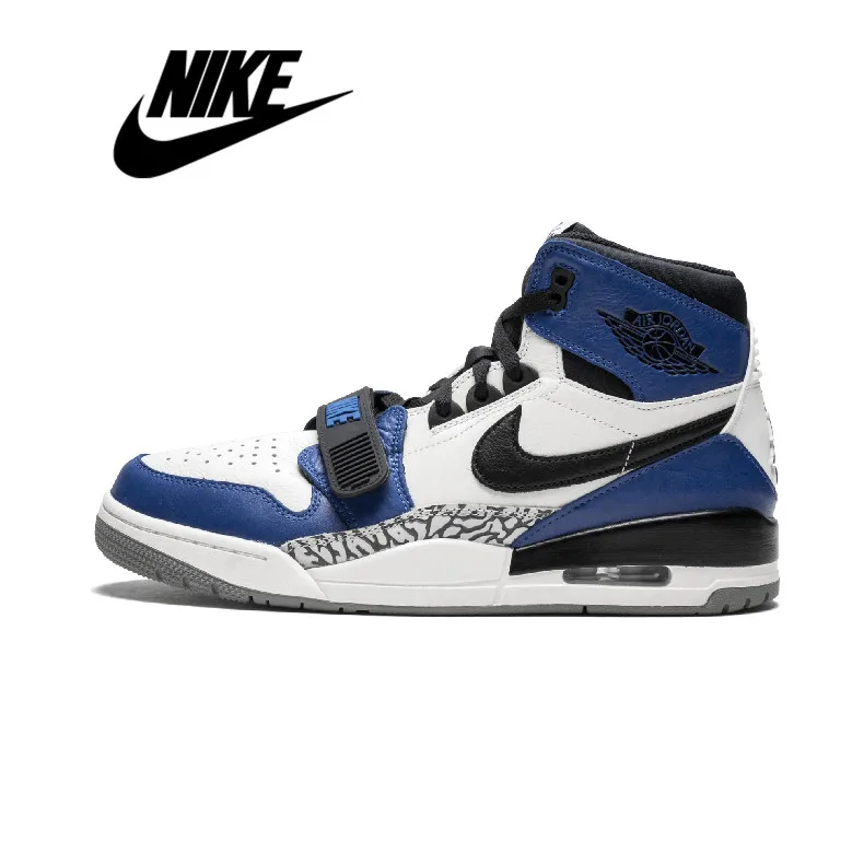 Air Jordan Legacy 312, баскетбольные кроссовки для баскетбольной команды США Dream Team, белые, синие, Lakers - Цвет: 555088-606