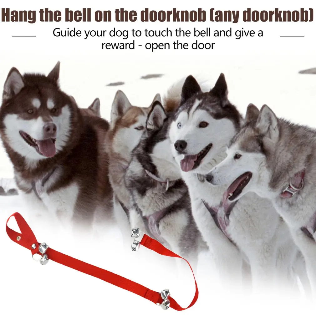 Creative Pet Training Doorbell Rope Pet Doorbell Rope Dog Doorbell Dogs Out Alarm Bells Pet Supplies