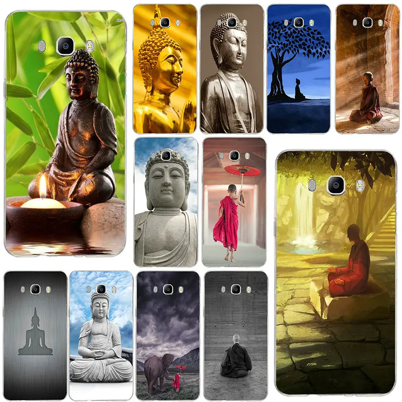 

Soft TPU Silicone Phone Cases Bags For Samsung Galaxy A3 A5 A7 J2 J3 J4 J5 J6 J7 2016 2017 2018 Coque Shell Zen Buddha Art Style