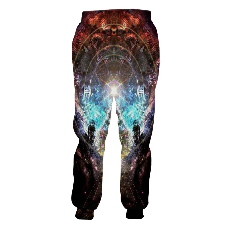 UJWI Мода 3D печать галактика пространство пот Pantalon хип хоп Фитнес Спортивные Брюки 6XL повседневные шаровары мужские брюки для бега туманность