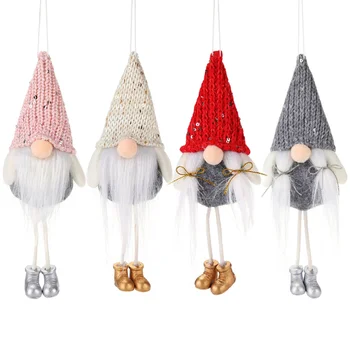 

4pcs Doll Pendant Creative Funny Pendant for Christmas Party Tree