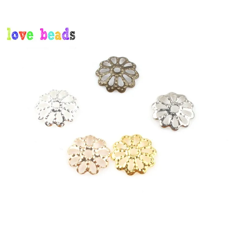 Gold Plated Copper Beads 5Pcs Hollow Round Spacer Beads For DIY Jewelry  Making Components Bracelets Craft Supplies Accessories
